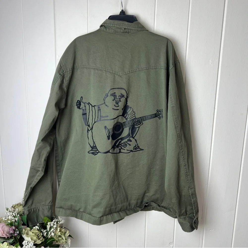 True Religion Military Jacket 100% Cotton